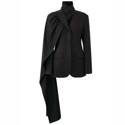 Combo Scarf Blazer