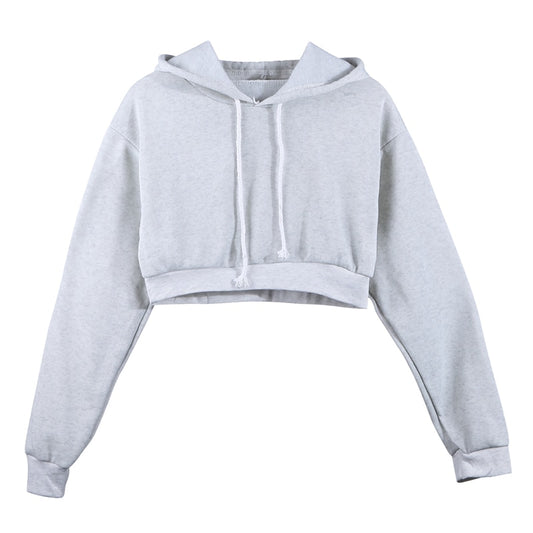 Lani Solid Crop Hoodie