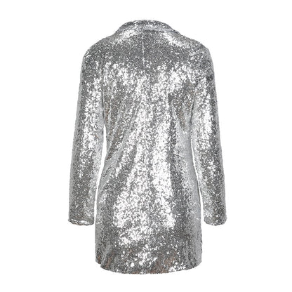 Silver Sequined Jacket