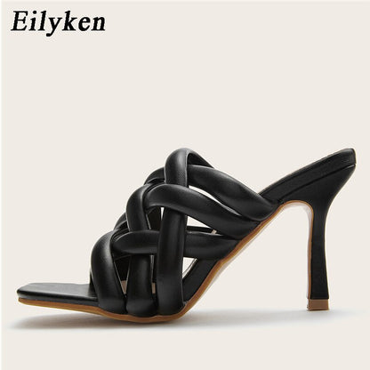 High Quality Cozy Pu Leather Heels