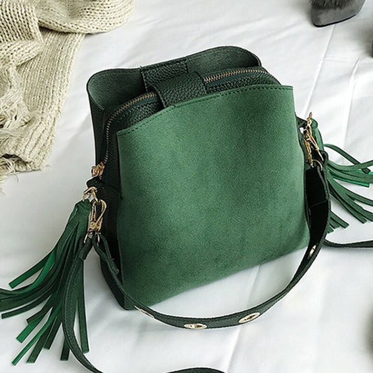 Vintage Tassel Messenger Bag