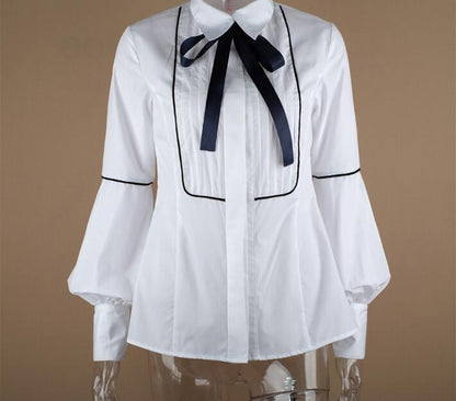 Office Bow Tie Blouse