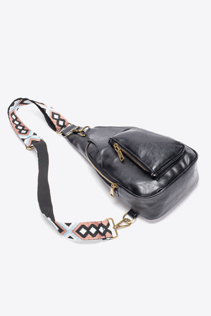All The Feels PU Leather Sling Bag: Your Stylish Companion for Every Occasion