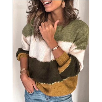 Nicole Loose Fit Leopard Print Sweater