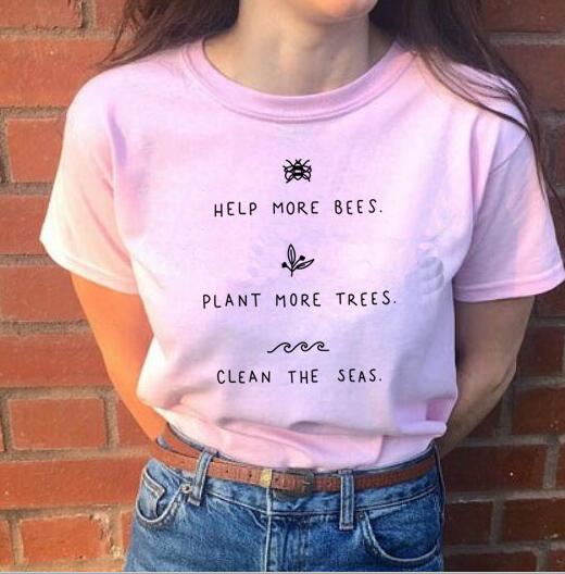 Help More Bees Graphic T-Shirt