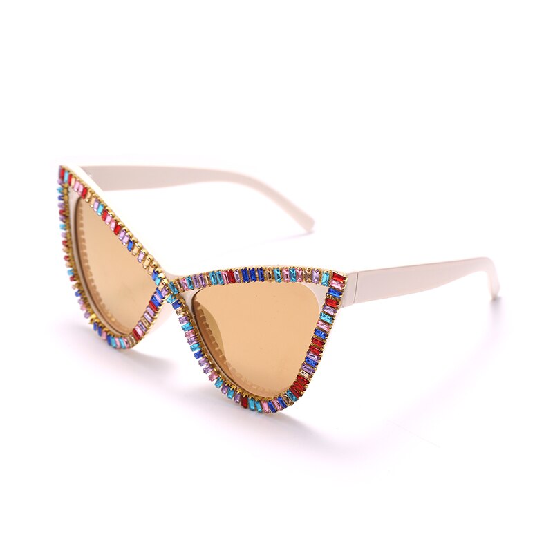 Diamond Cat Eye Sunglasses