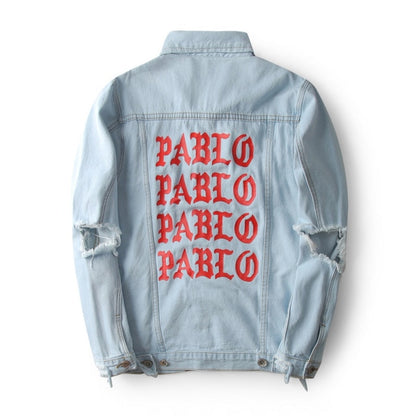 Oversized I FEEL LIKE PABLO Denim Jacket