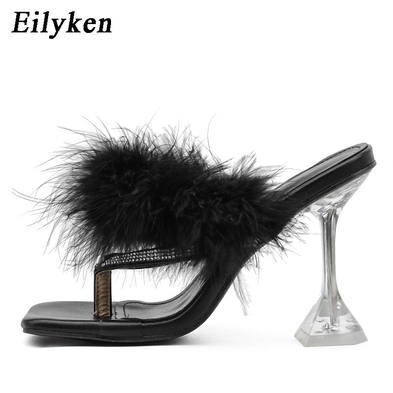 Eilyken Feather High Heels