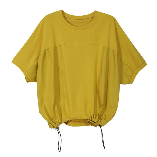 Pleated Casual T-Shirt