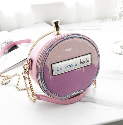 Perfume Bottle Pu Leather Chain Purse Shoulder Bag