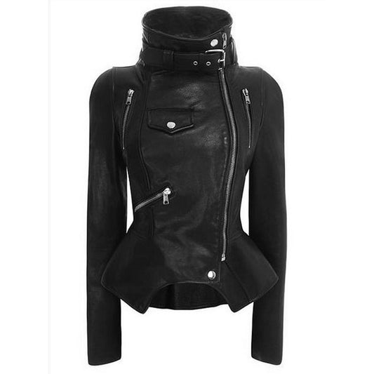 Moto Faux Leather Jacket