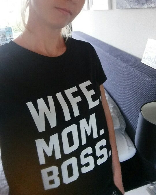 WIFE MOM BOSS Tshirt