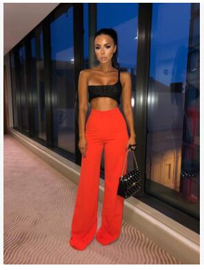 High Waist Wide Leg Pants