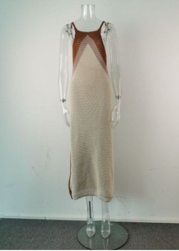 Crochet Long Knitted Beach Dress