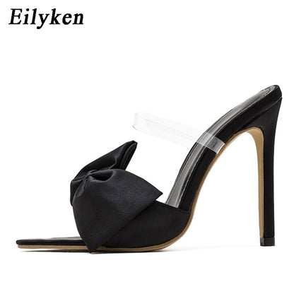 Bowknot Women's Pointed Toe Thin High Heels