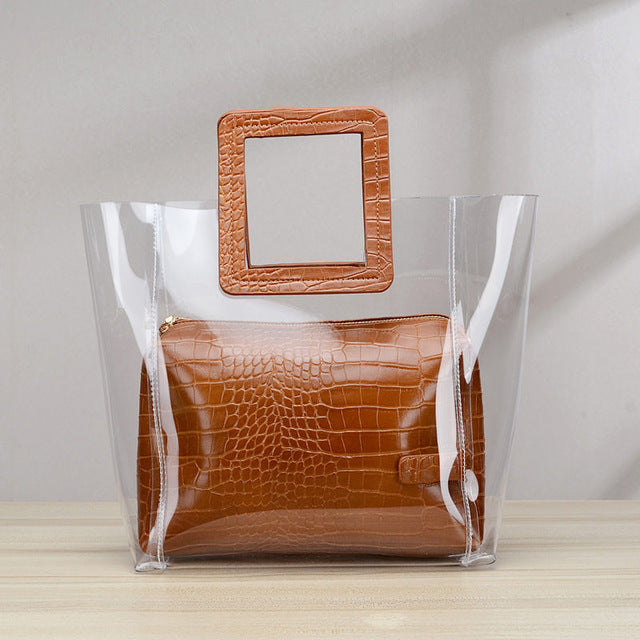 Transparent Casual Handbag