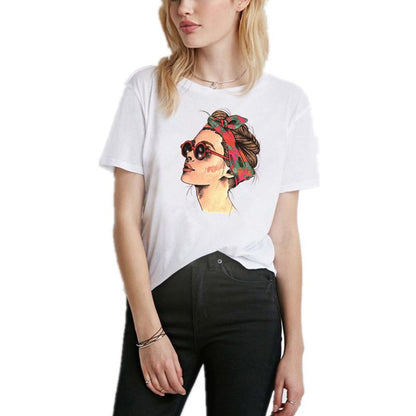 Summer Vogue Girl Women T-shirt