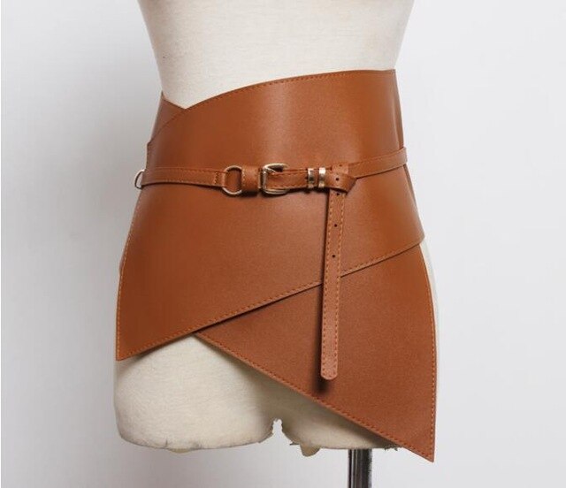 Adjustable High Waist Leather Belt: A Touch of Sophistication to Any Outfit
