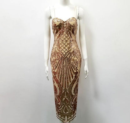 Victoria Luxury Sequined Dresses