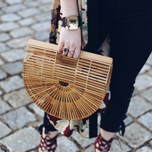 Double Good Bamboo Handbag