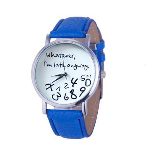 I am Late Anyway Wrist Watch