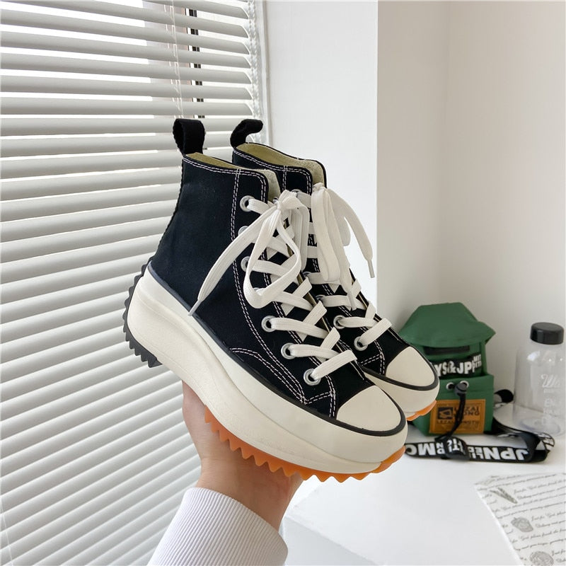 Canvas Trainers Women High Top Sneaker