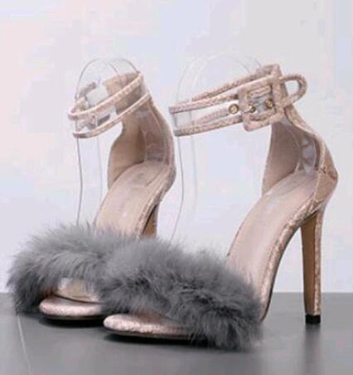 Fluffy Furry Party Sandal