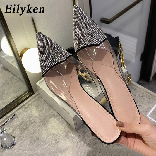 Sisley Pointed Toe Rhinestone Pumps