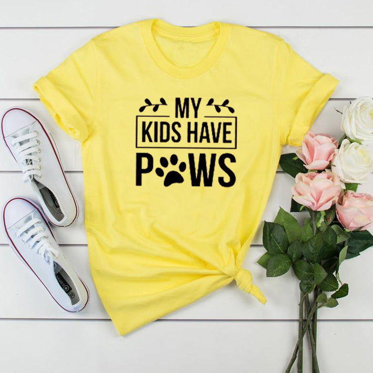 My Kids Have Paws T Shirt