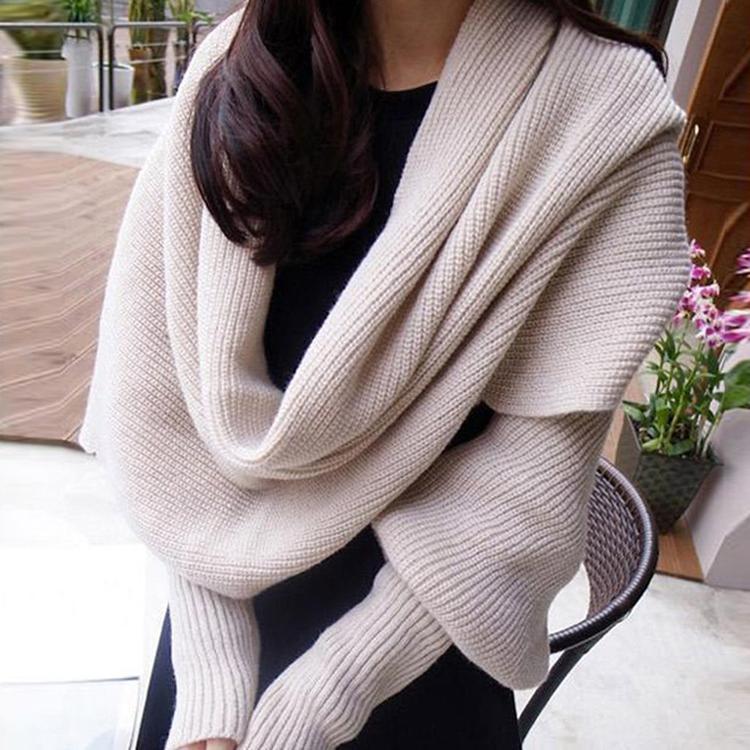 Knitted Cardigan Shawl