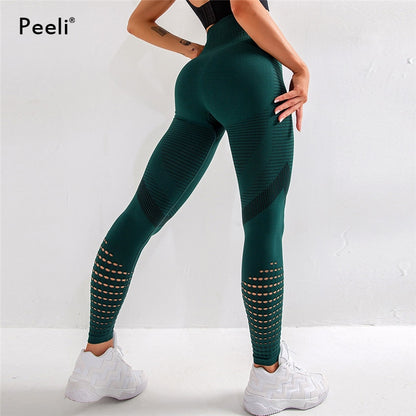 Peeli High Waist Seamless Leggings + Tummy Control