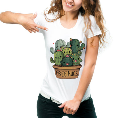 Cute Cactus Free Hugs T-Shirt